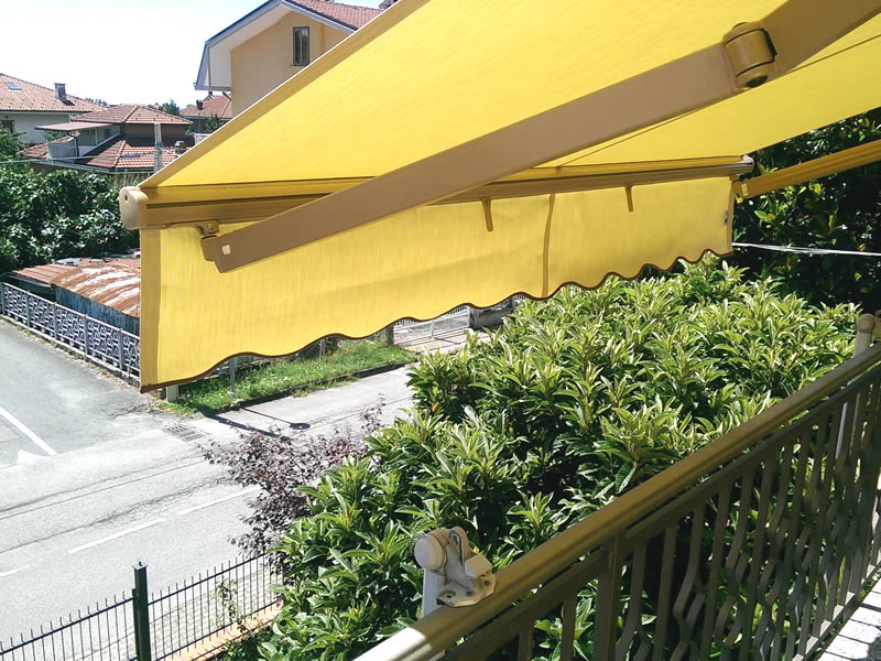 Eurotrail Parete Anteriore Universale Per Tenda Da Sole Con Finestra 384x190cm - Grigia